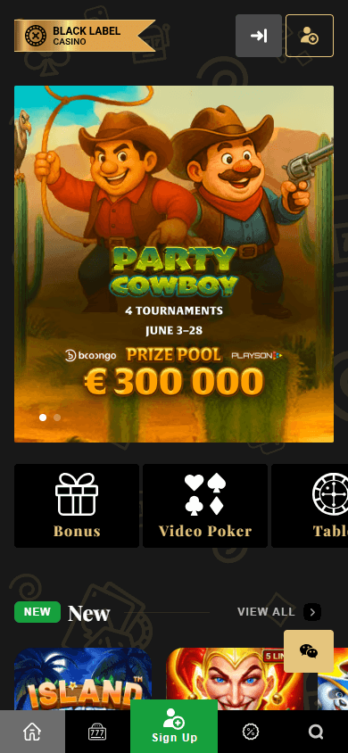 Black Label Casino Mobile screenshot